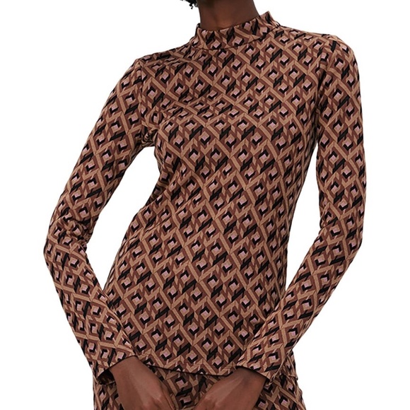 Diane von Furstenberg Bobbie Two Wool-blend Top - Picture 1 of 4
